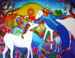Litografi av Ingrid Roth 28x36,5cm. 2100:-