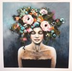 I en känsla av sommar av Malin Östlund 60x60cm. 2900:- Signerad upplaga